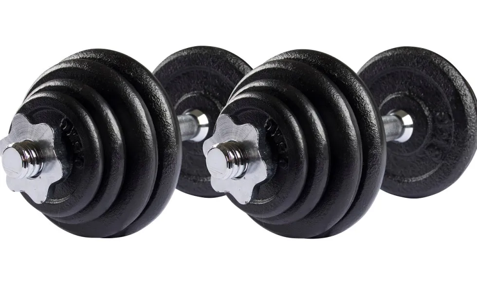 VirtuFit Dumbbellset Gietijzer - 2 x 15 kg (30 kg)