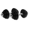 VirtuFit Dumbbellset Pro - Verstelbare Halterset - Gietijzer - 2 x 15 kg