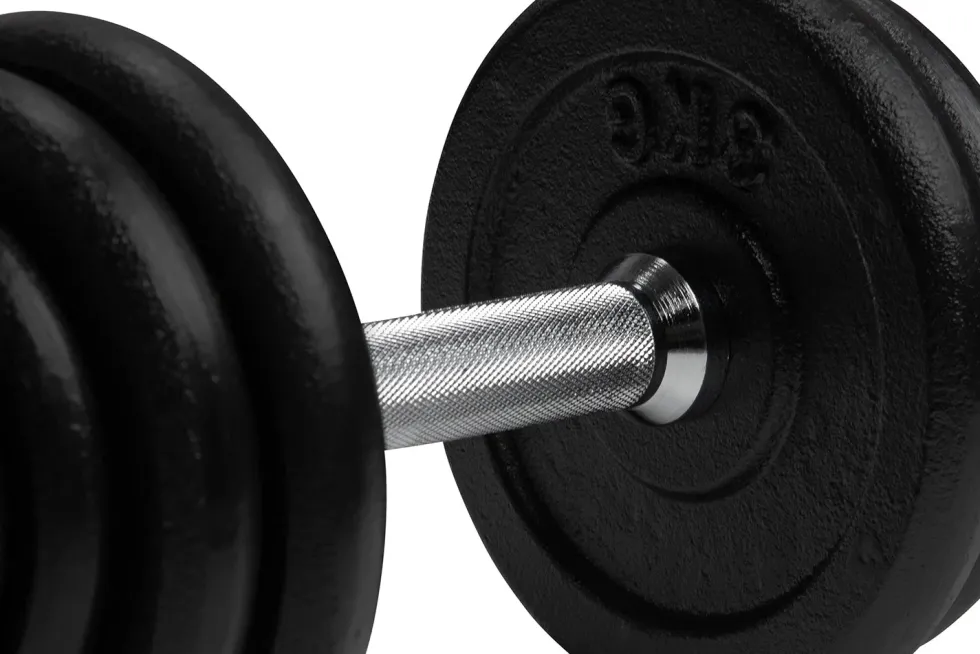 VirtuFit Dumbbellset Pro - Verstelbare Halterset - Gietijzer - 2 x 15 kg