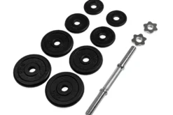 VirtuFit Dumbbellset Pro - Verstelbare Halterset - Gietijzer - 2 x 15 kg