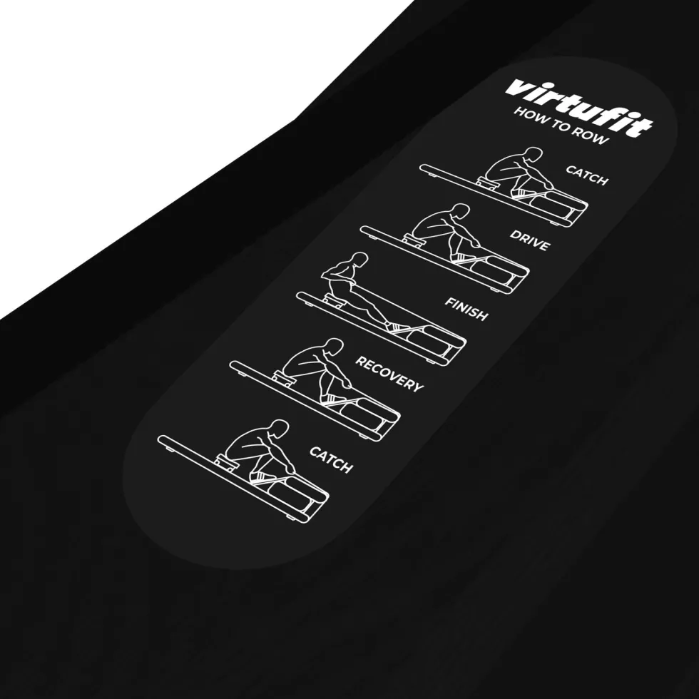 VirtuFit Elite Water Resistance Roeitrainer - Black Edition
