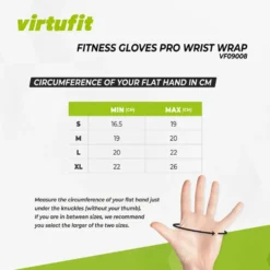 VirtuFit Fitnesshandschoenen Pro met Wristwrap