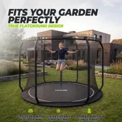 VirtuFit Flatground Trampoline 305 cm Inclusief Veiligheidsnet