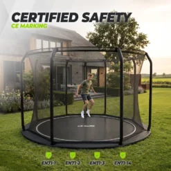 VirtuFit Flatground Trampoline 366 cm - inclusief veiligheidsnet