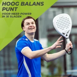 VirtuFit Fusion Pro Padel Racket - Zwart - Grijs
