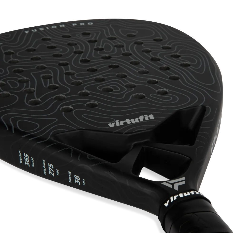 VirtuFit Fusion Pro Padel Racket - Zwart - Grijs