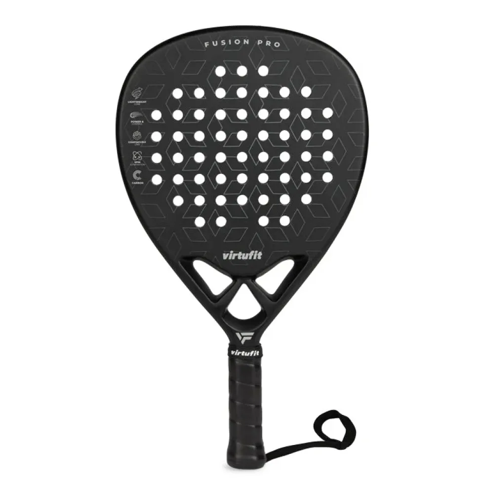 VirtuFit Fusion Pro Padel Racket - Zwart - Silver