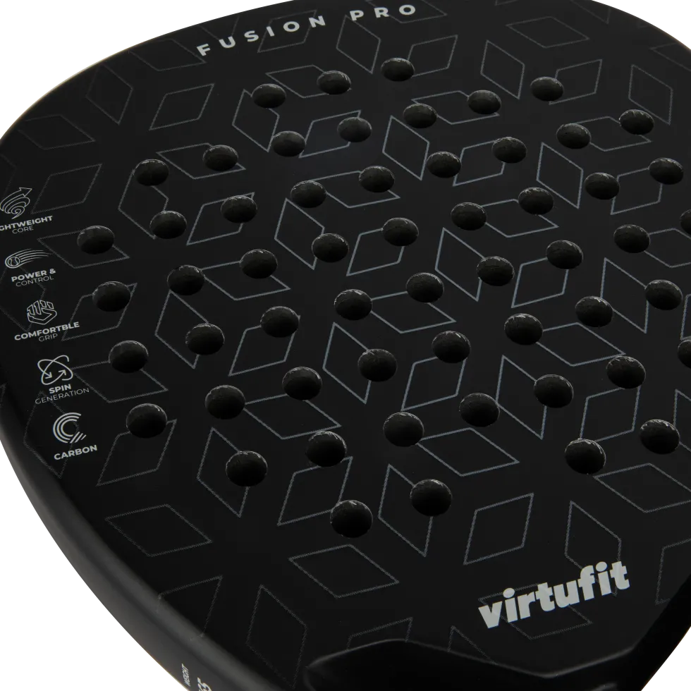 VirtuFit Fusion Pro Padel Racket - Zwart - Silver