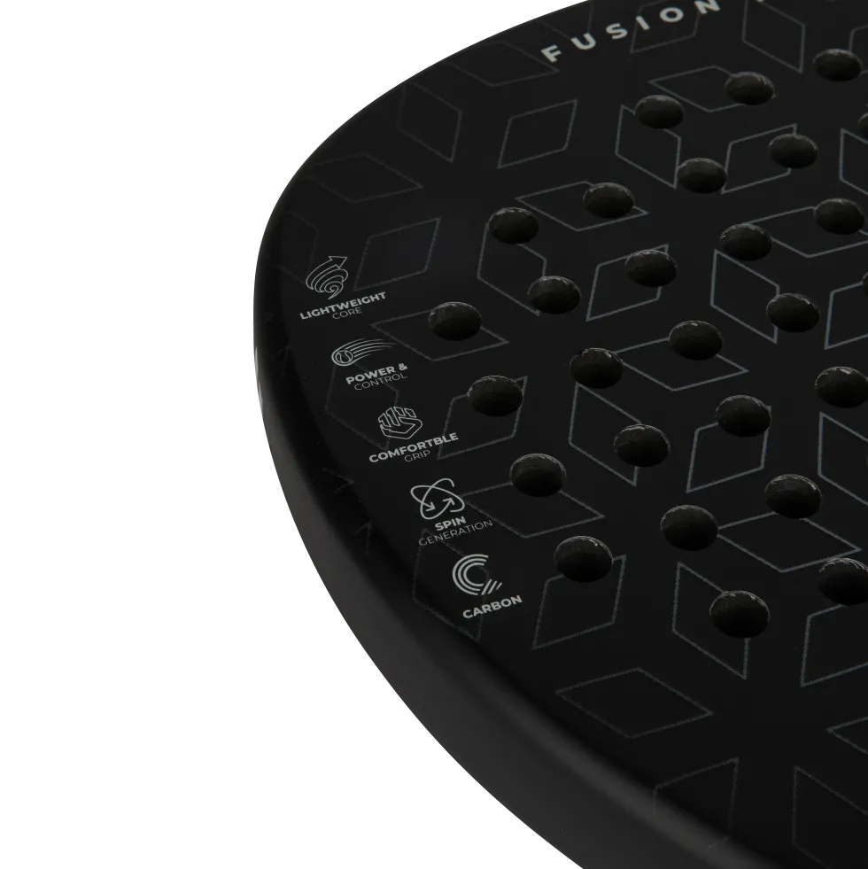 VirtuFit Fusion Pro Padel Racket - Zwart - Silver