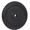 VirtuFit Gietijzeren Halterschijf - Halter gewicht - 30 mm - 20 kg - Zwart