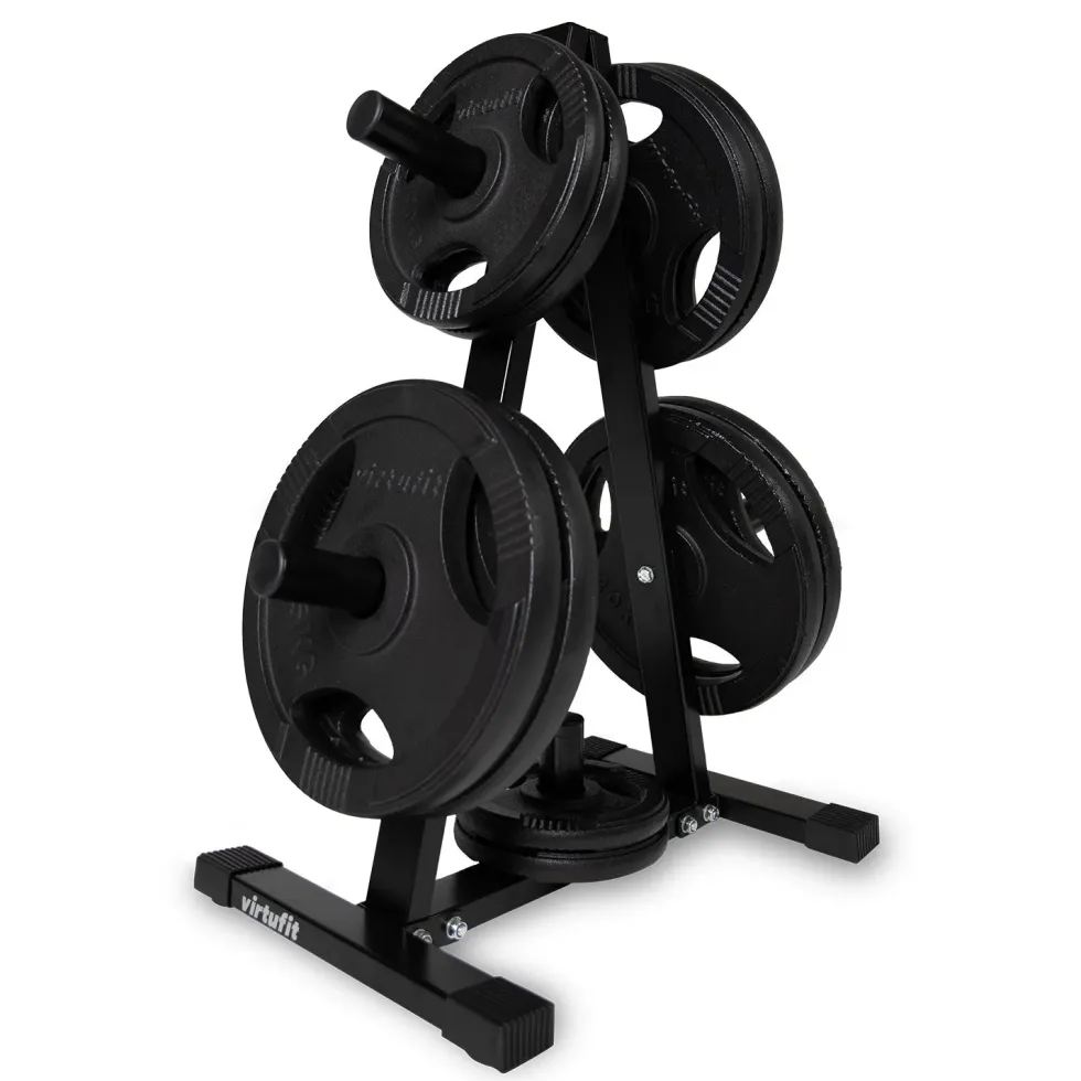 VirtuFit Halterschijf Opbergrek + Gietijzeren Halterschijf - 150 kg