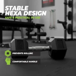 VirtuFit Hexa Dumbbell Pro - 20 kg - Per Stuk