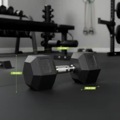 VirtuFit Hexa Dumbbell Pro - 35 kg - Per Stuk