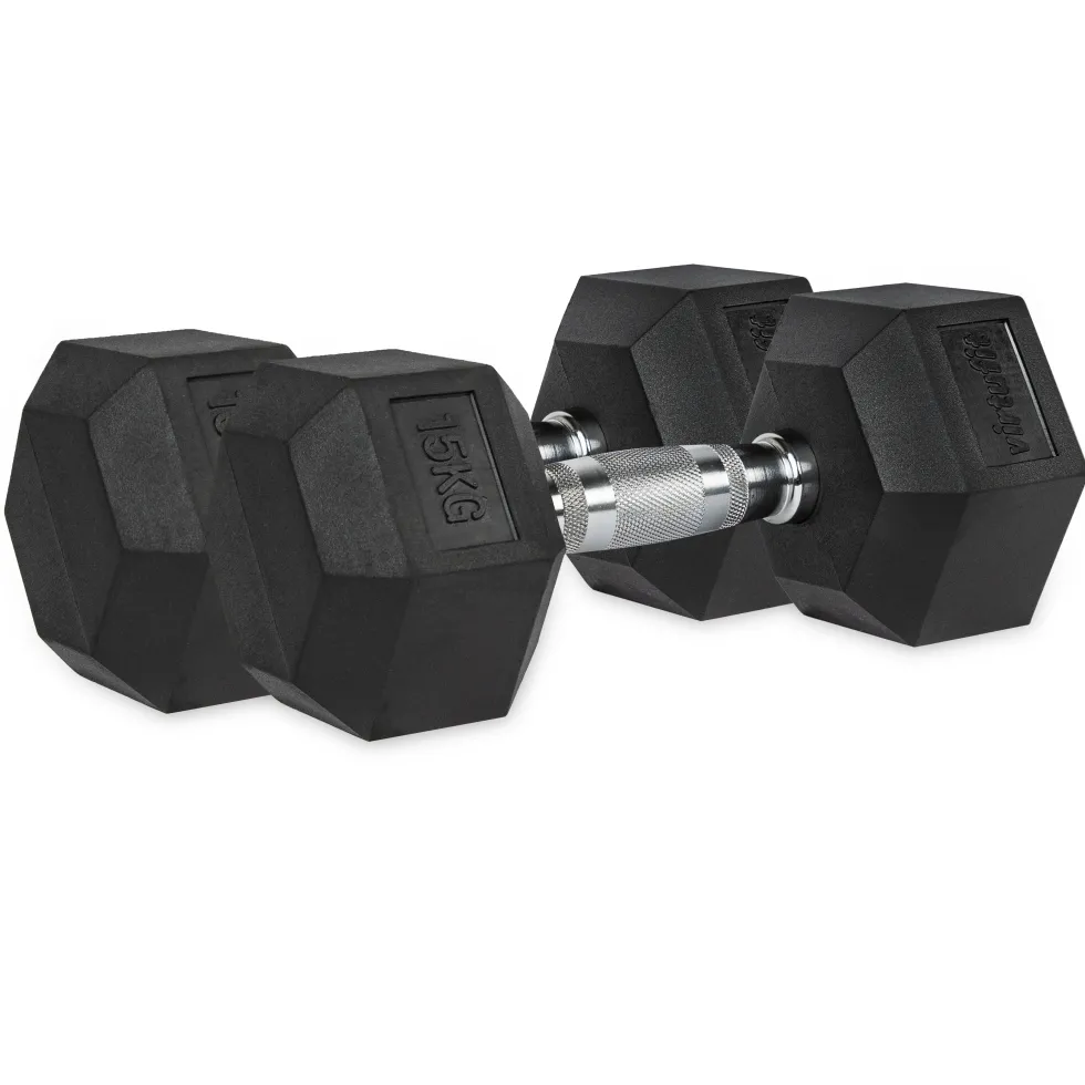 VirtuFit Hexa Dumbbell Pro Set - 2 x 15 kg