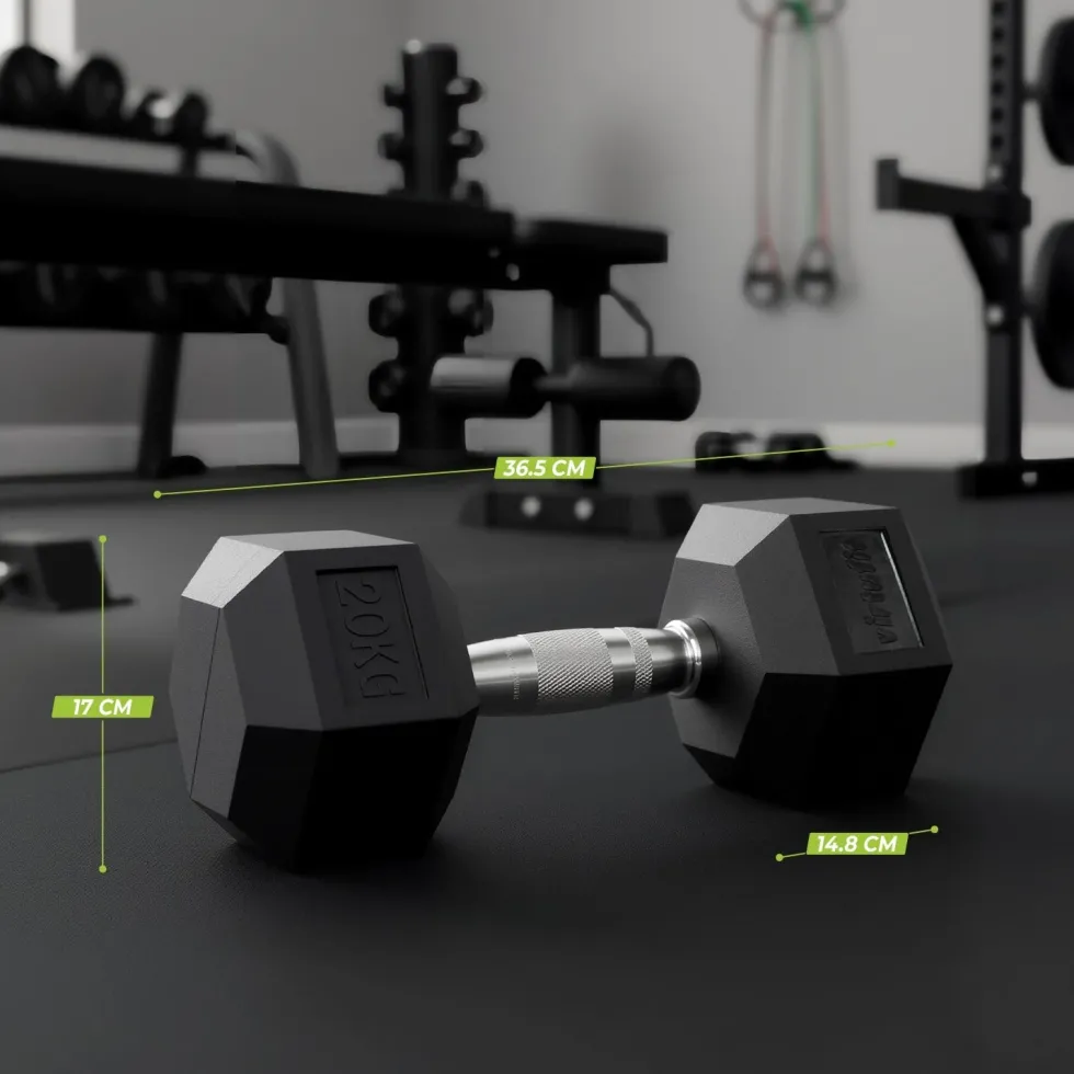VirtuFit Hexa Dumbbell Pro Set - 2 x 20 kg