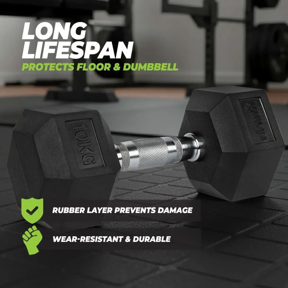 VirtuFit Hexa Dumbbell Pro Set - 2 x 20 kg