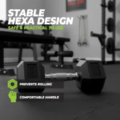 VirtuFit Hexa Dumbbell Pro Set - 2 x 20 kg