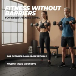 VirtuFit Hexa Dumbbell Pro Set - 2 x 20 kg