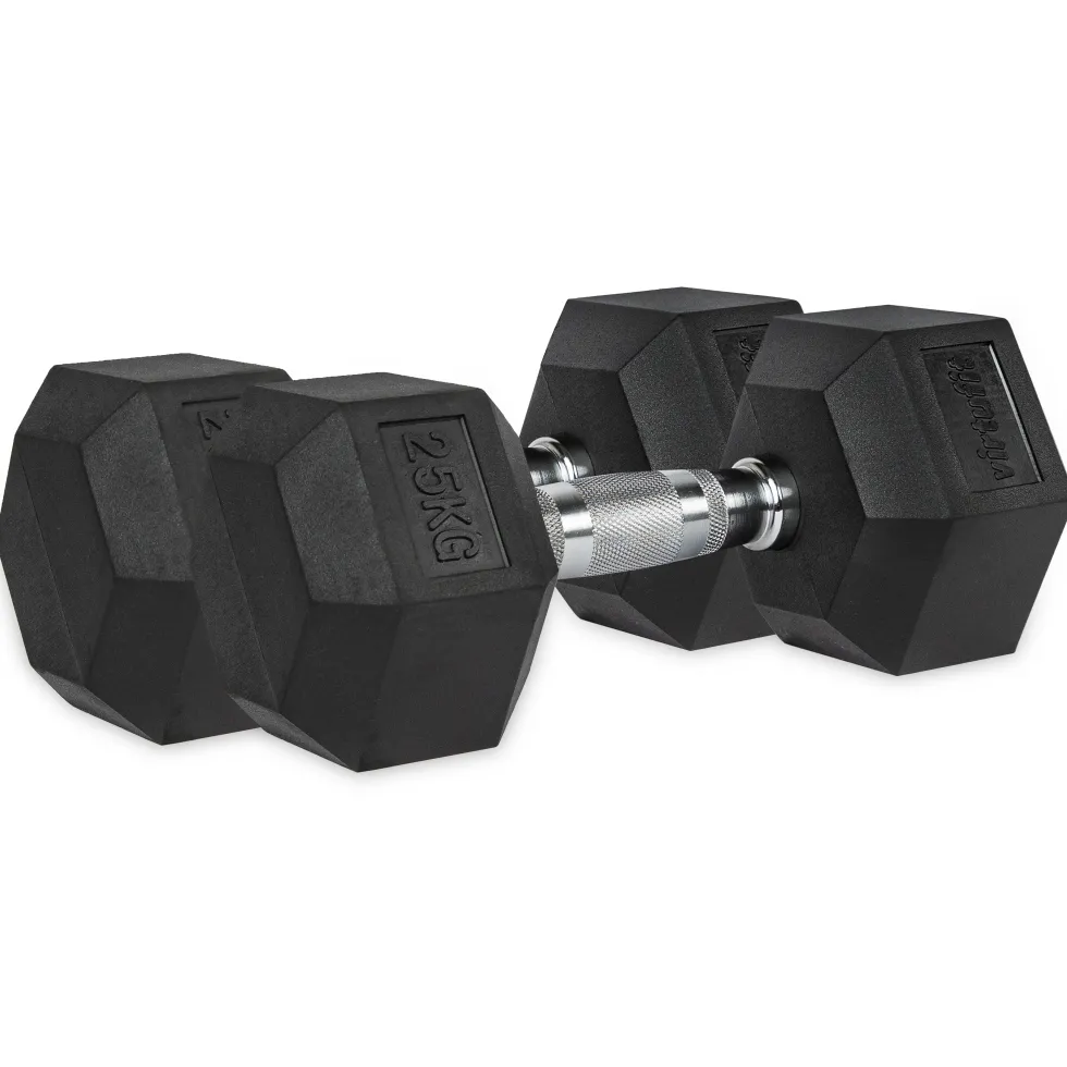 VirtuFit Hexa Dumbbell Pro Set - 2 x 25 kg