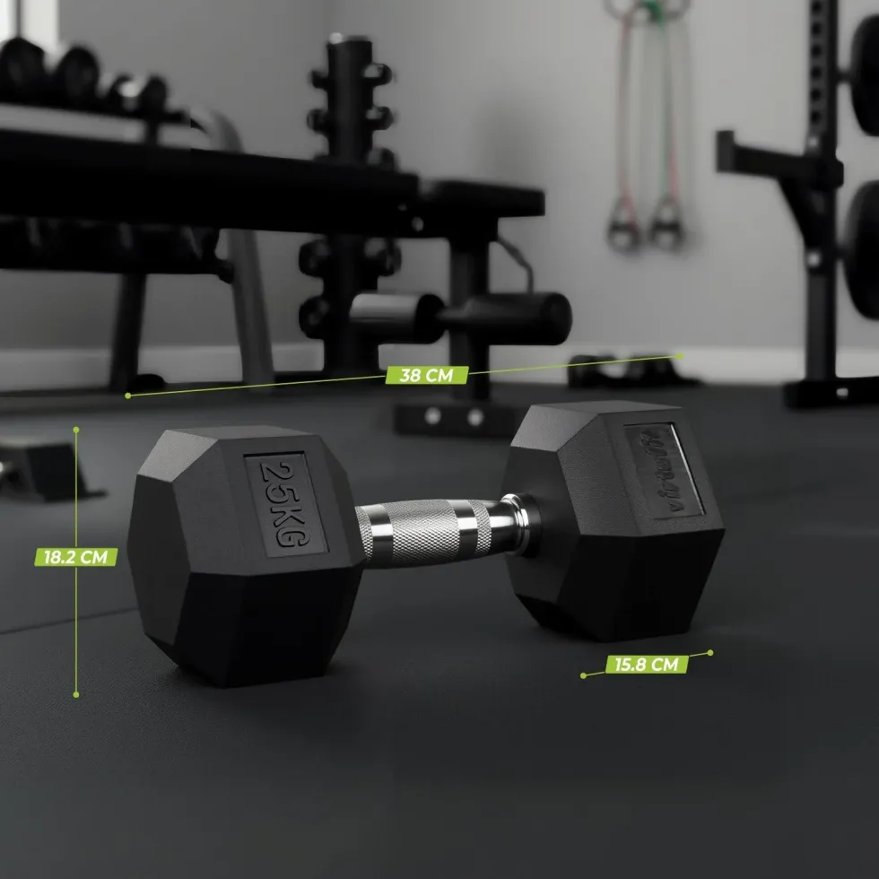 VirtuFit Hexa Dumbbell Pro Set - 2 x 25 kg
