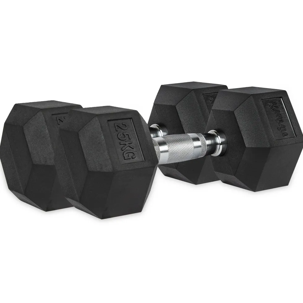 VirtuFit Hexa Dumbbell Pro Set - 2 x 25 kg