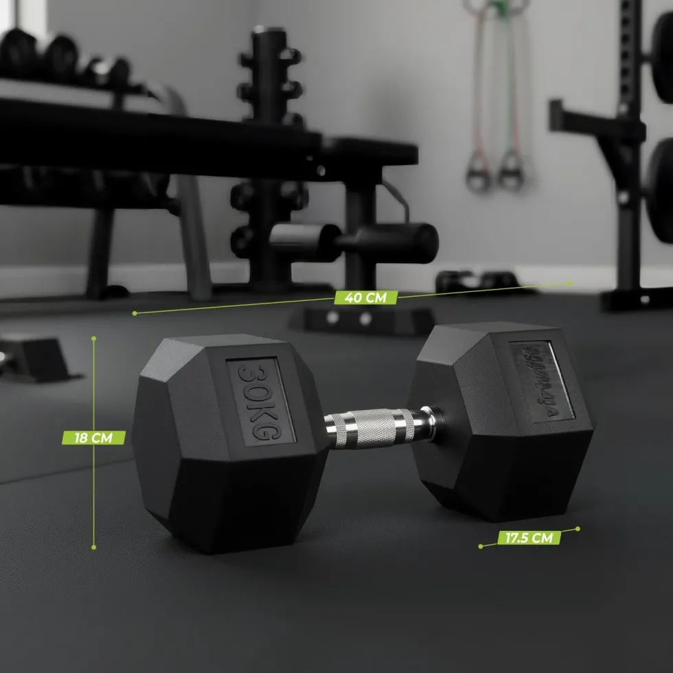 VirtuFit Hexa Dumbbell Pro Set - 2 x 30 kg