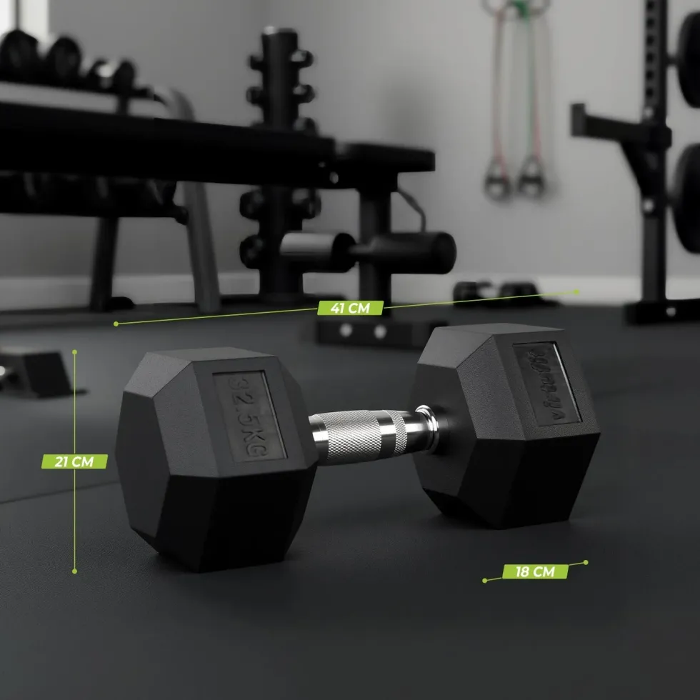 VirtuFit Hexa Dumbbell Pro Set - 2 x 32,5 kg