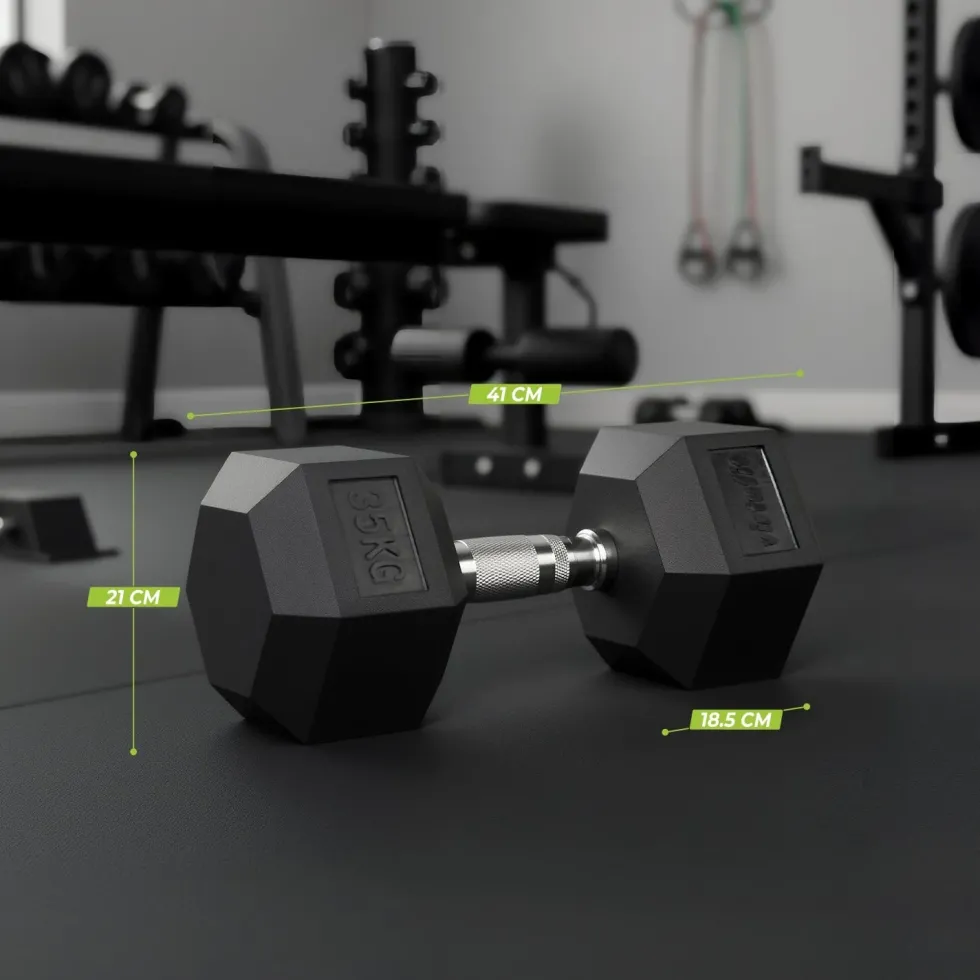 VirtuFit Hexa Dumbbell Pro Set - 2 x 35 kg