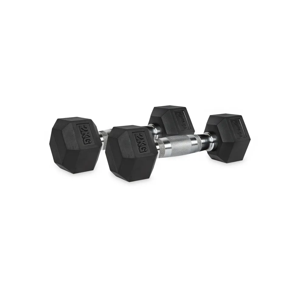 VirtuFit Hexa Dumbbell Pro Set - 2 x 2 kg