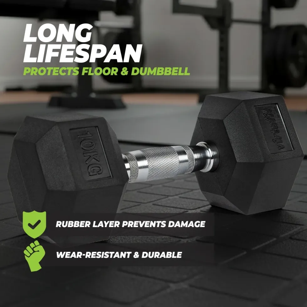VirtuFit Hexa Dumbbell Pro Set - 2 x 3 kg
