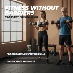 VirtuFit Hexa Dumbbell Pro Set - 2 x 4 kg
