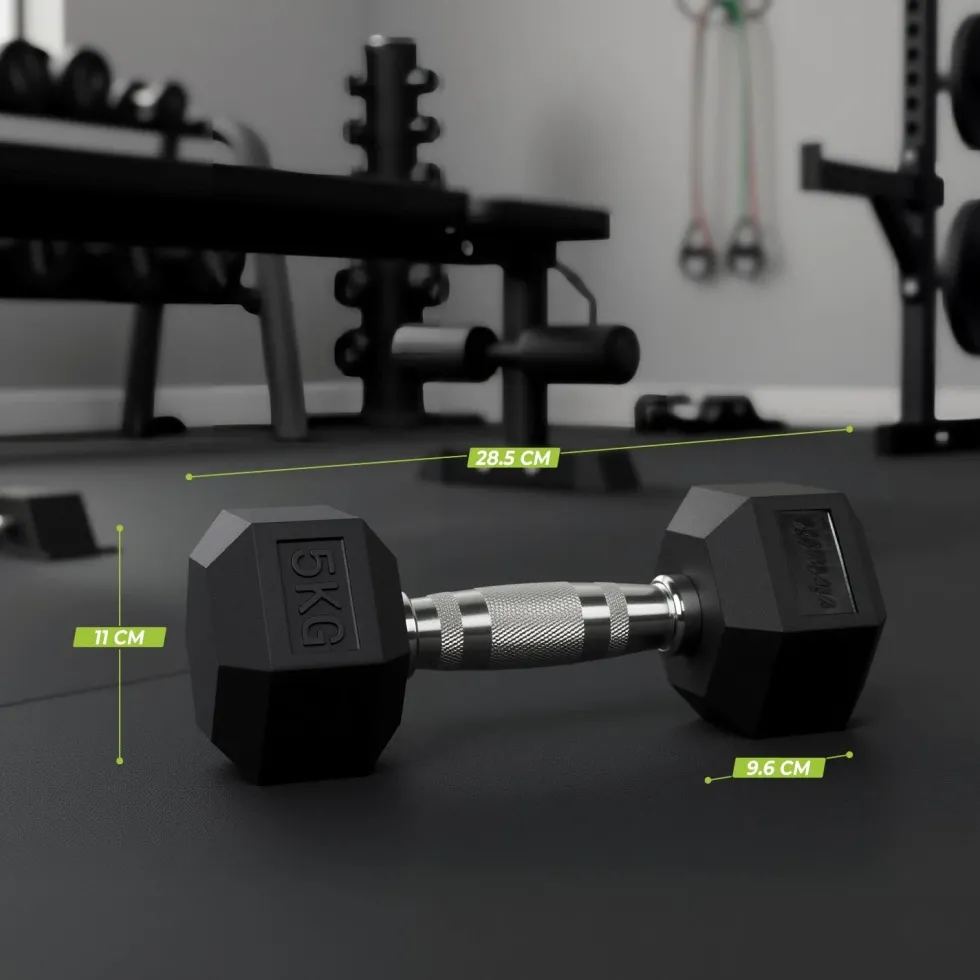 VirtuFit Hexa Dumbbell Pro Set - 2 x 5 kg