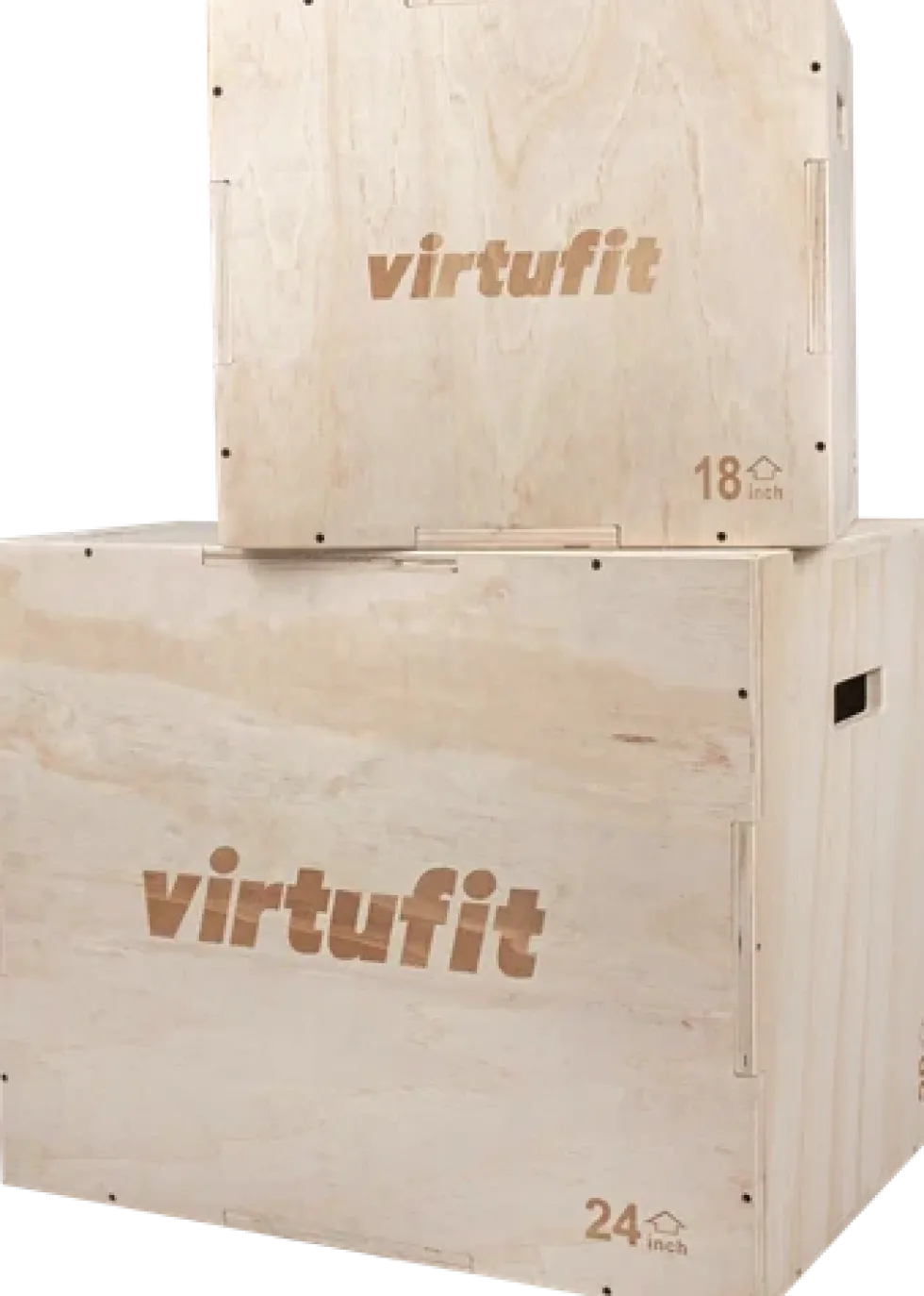 VirtuFit Houten 3-in-1 Plyo Box Set - 2 Stuks