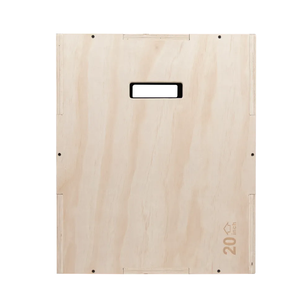 VirtuFit Houten Plyo Box 3-in-1 - Groot - 50 x 60 x 75 cm