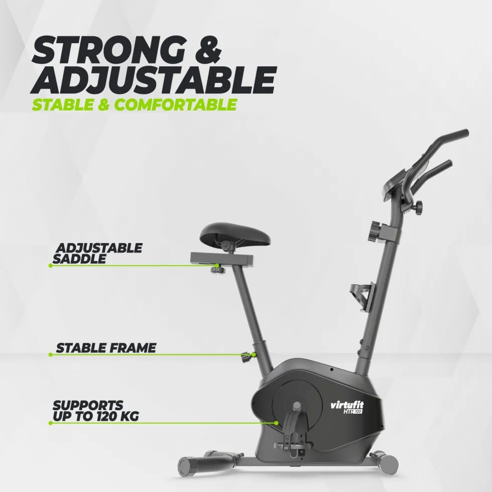VirtuFit HTR100 Hometrainer - Voor lange gebruikers - 2026 model (HTR 1.0)