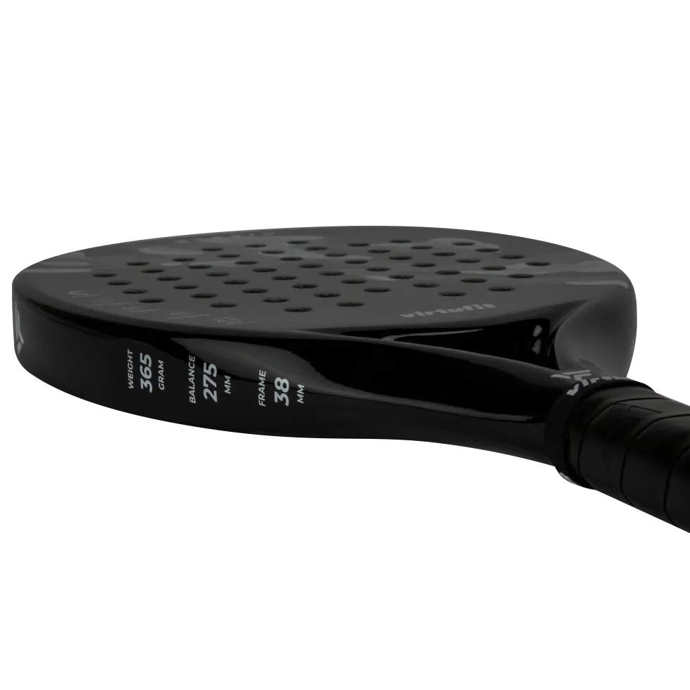 VirtuFit Hybrid Padel Racket - Zwart - Grijs