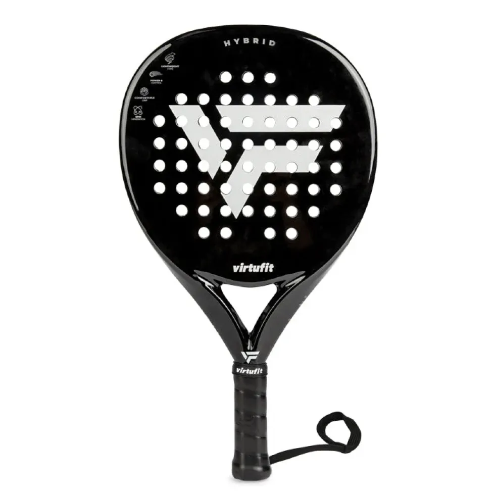 VirtuFit Hybrid Padel Racket - Zwart - Silver