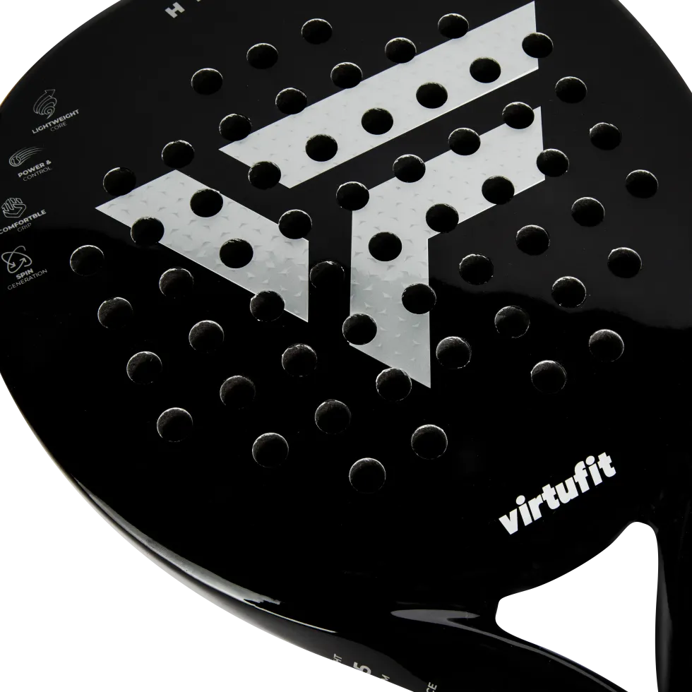 VirtuFit Hybrid Padel Racket - Zwart - Silver
