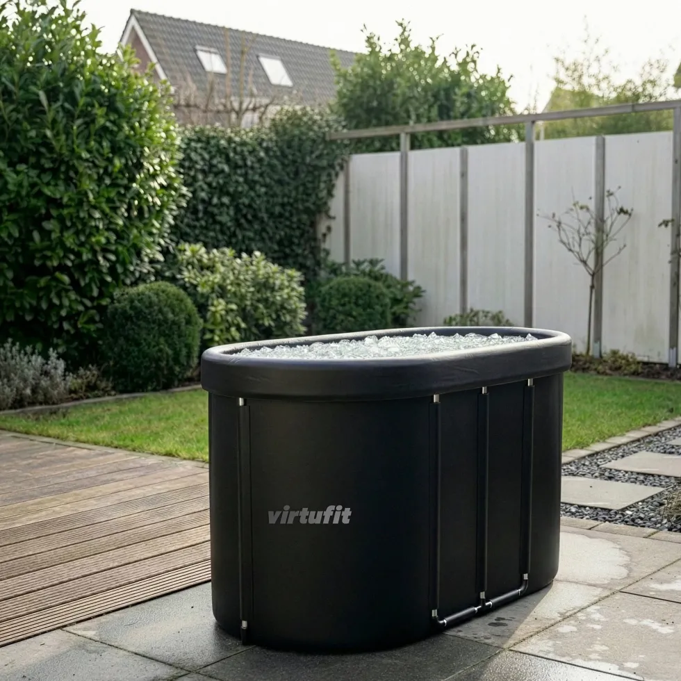 VirtuFit IJsbad Ovaal - Antraciet - 500 Liter - Inclusief accessoires