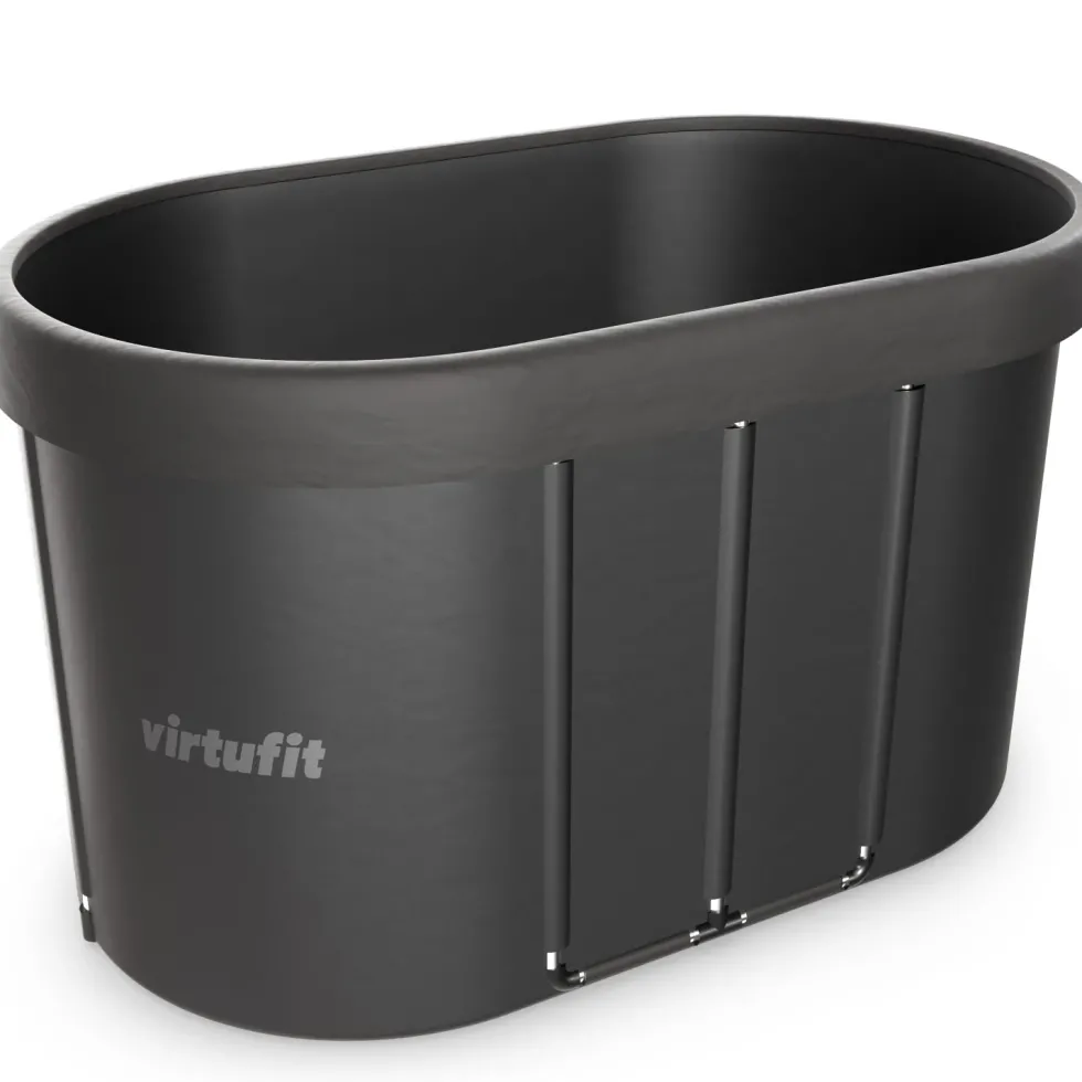 VirtuFit IJsbad Ovaal - Antraciet - 500 Liter - Inclusief accessoires