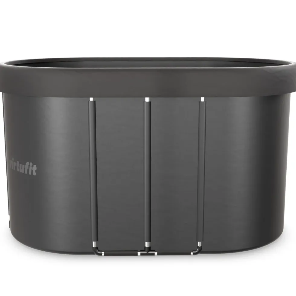 VirtuFit IJsbad Ovaal - Antraciet - 500 Liter - Inclusief accessoires