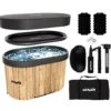 VirtuFit IJsbad Ovaal - Wood Look - 500 Liter - Inclusief accessoires