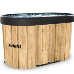 VirtuFit IJsbad Ovaal - Wood Look - 500 Liter - Inclusief accessoires