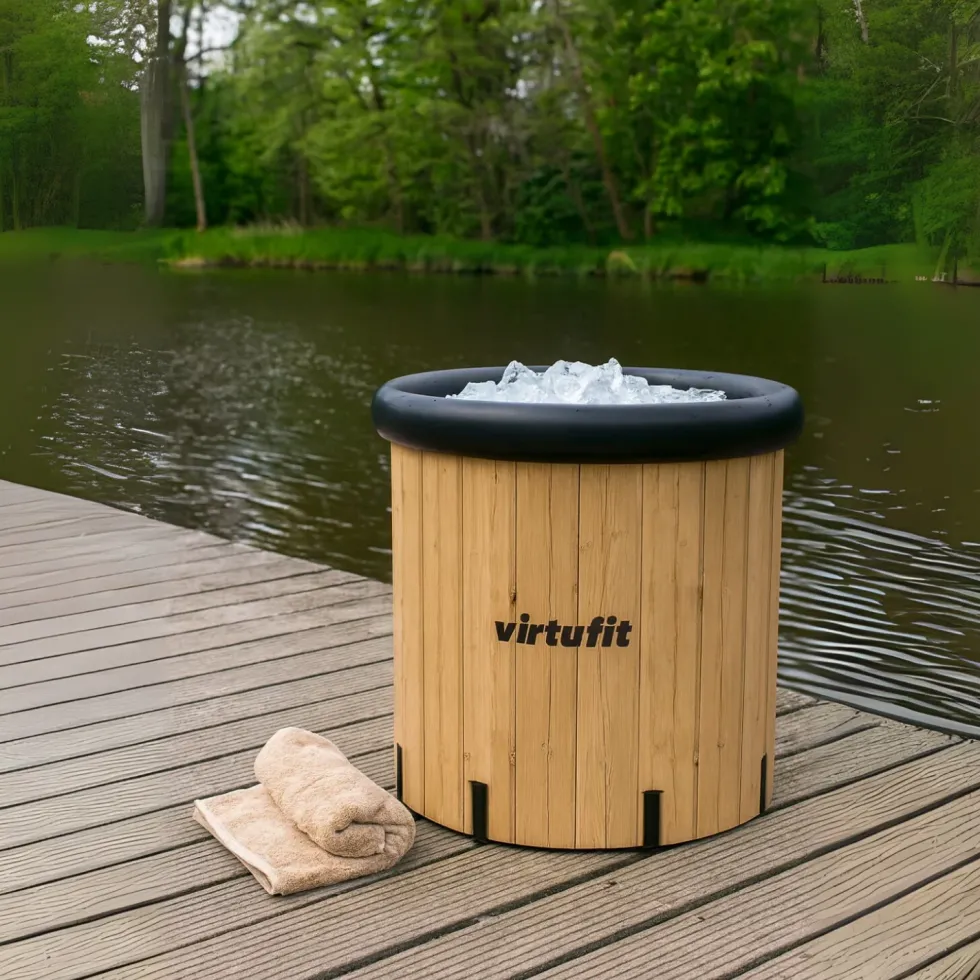 VirtuFit IJsbad XXL - 375 Liter - Wood Look - Inclusief accessoires