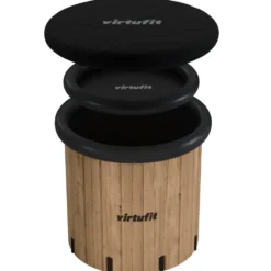 VirtuFit IJsbad XXL - 375 Liter - Wood Look - Inclusief accessoires - Tweedekans