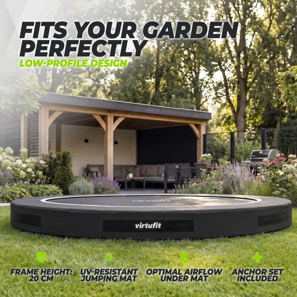 VirtuFit Inground Trampoline 251 cm - Zonder Veiligheidsnet