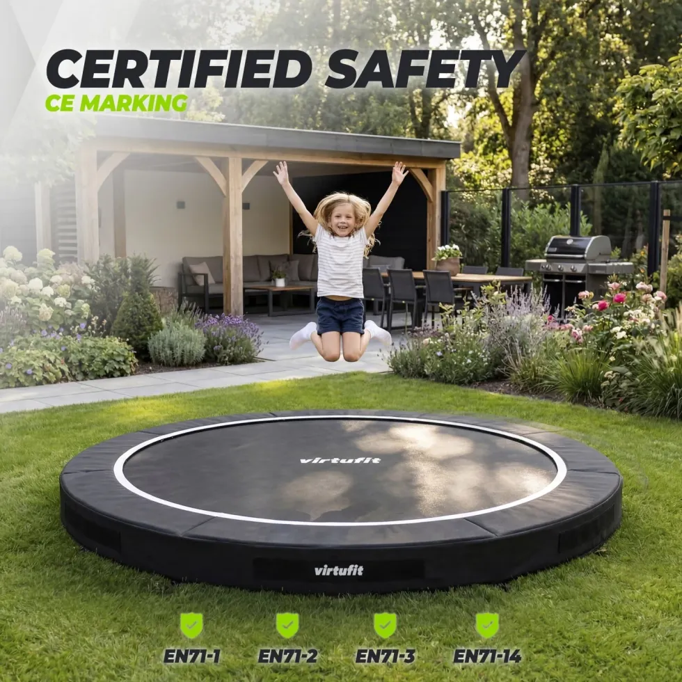 VirtuFit Inground Trampoline 251 cm - Zonder Veiligheidsnet