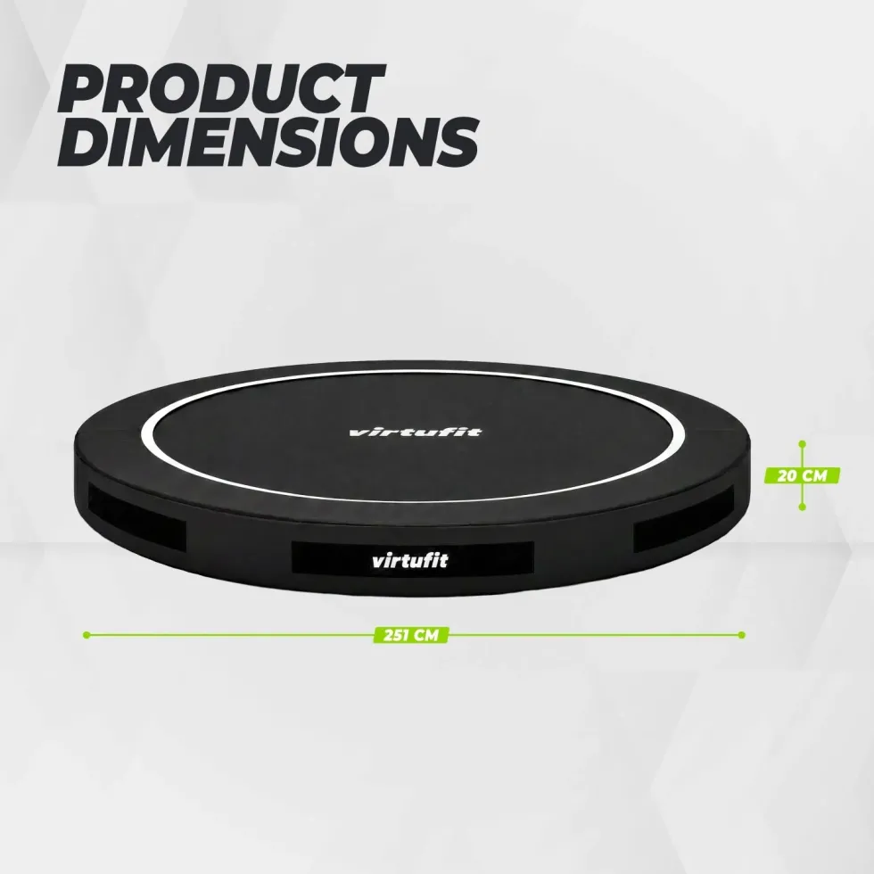 VirtuFit Inground Trampoline 251 cm - Zonder Veiligheidsnet