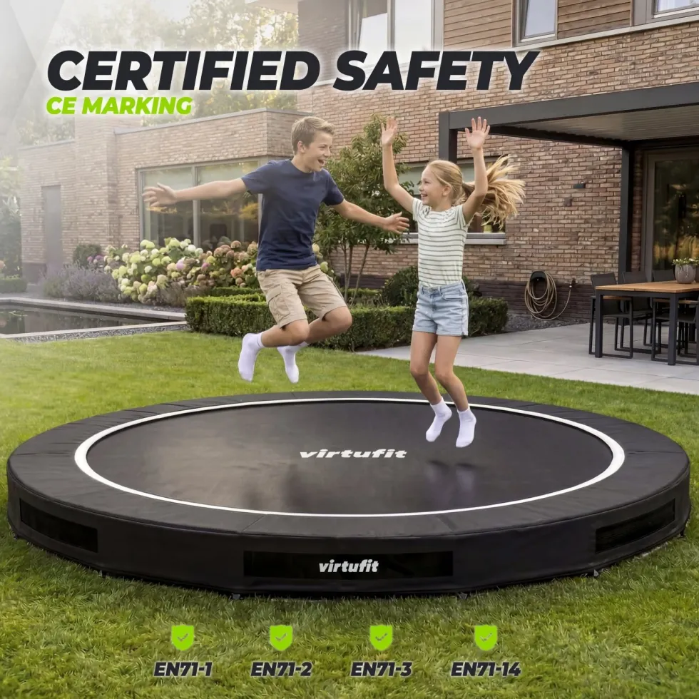 VirtuFit Inground Trampoline 305 cm - Zonder Veiligheidsnet