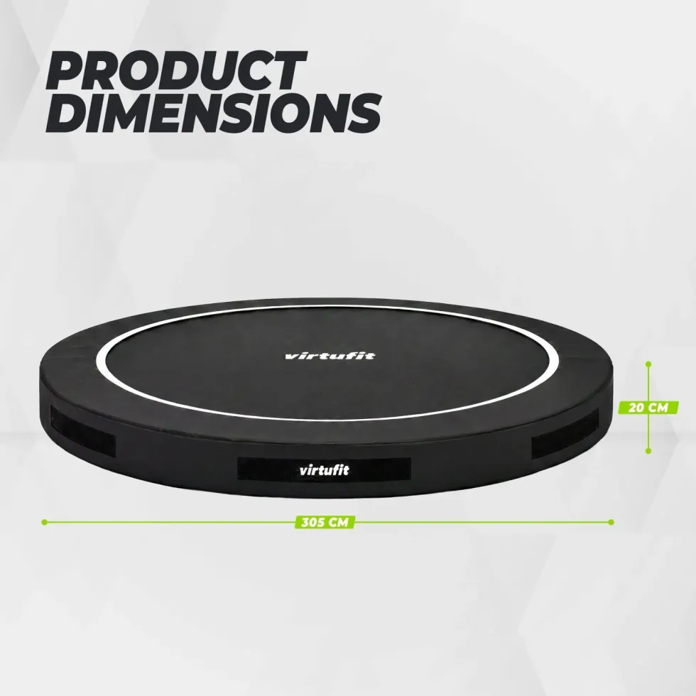 VirtuFit Inground Trampoline 305 cm - Zonder Veiligheidsnet